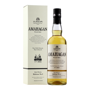 长滨Nagahama纯麦威士忌首版波本桶 AMAHAGAN NO.1 洋酒 日本进口