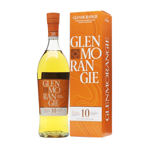 洋酒 经典格兰杰10年高地单一麦芽苏格兰威士忌 进口GLENMORANGIE