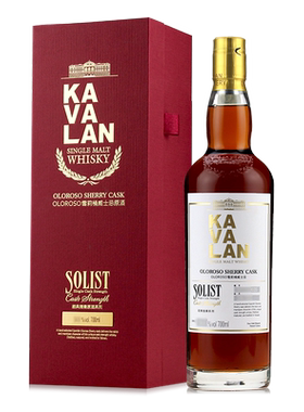 金车噶玛兰Kavalan经典独奏威士忌Oloroso雪莉桶4号原酒洋酒台湾