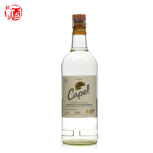 开佩尔皮斯科酒(蒸馏酒)葡萄白兰地Capel Pisco 智利进口行货洋酒