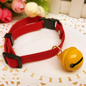 纯手工韩国绒皮绳猫叔同款 宠物猫咪狗狗兔兔子狗铃铛项圈 猫铃铛