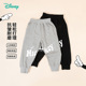 迪士尼宝宝童装 ZD3DK017 舒适保暖24年秋新品 男童裤 子潮酷米奇长裤
