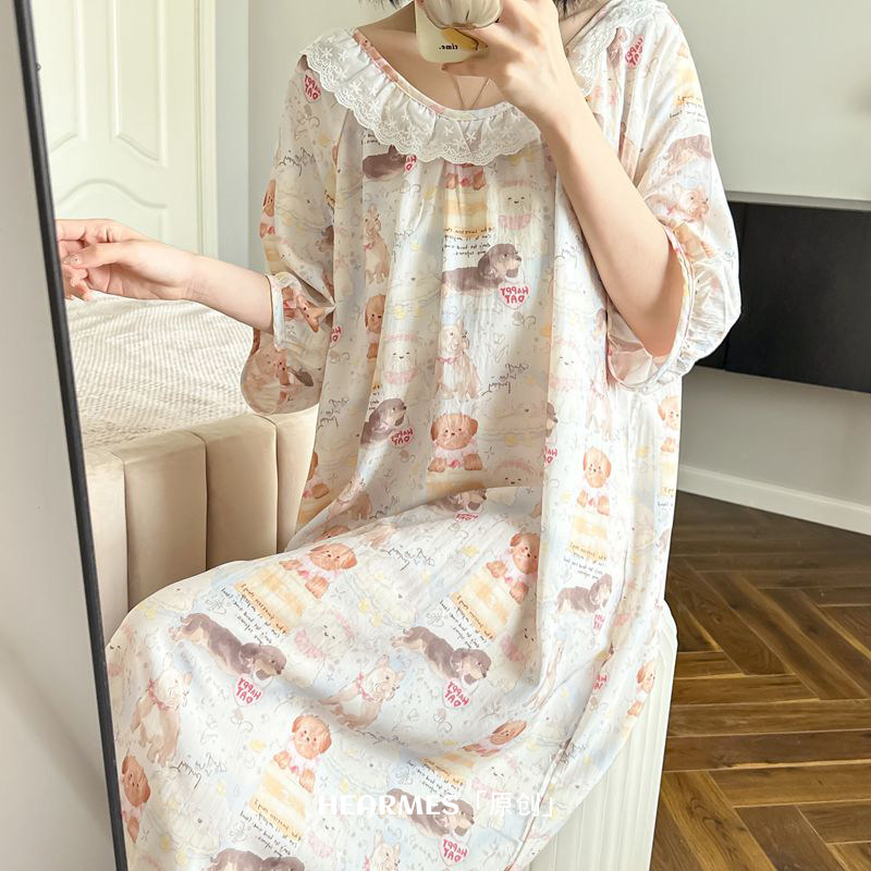 HEARMES日系甜美睡裙女