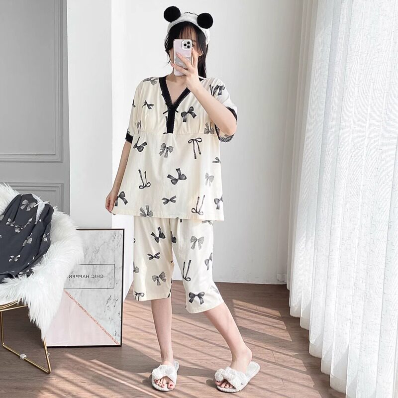 HEARMES带胸垫加大码家居服