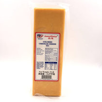 美国进口 美迪橙色车打奶酪芝士 黄车达芝士 红切达奶酪 2.27kg