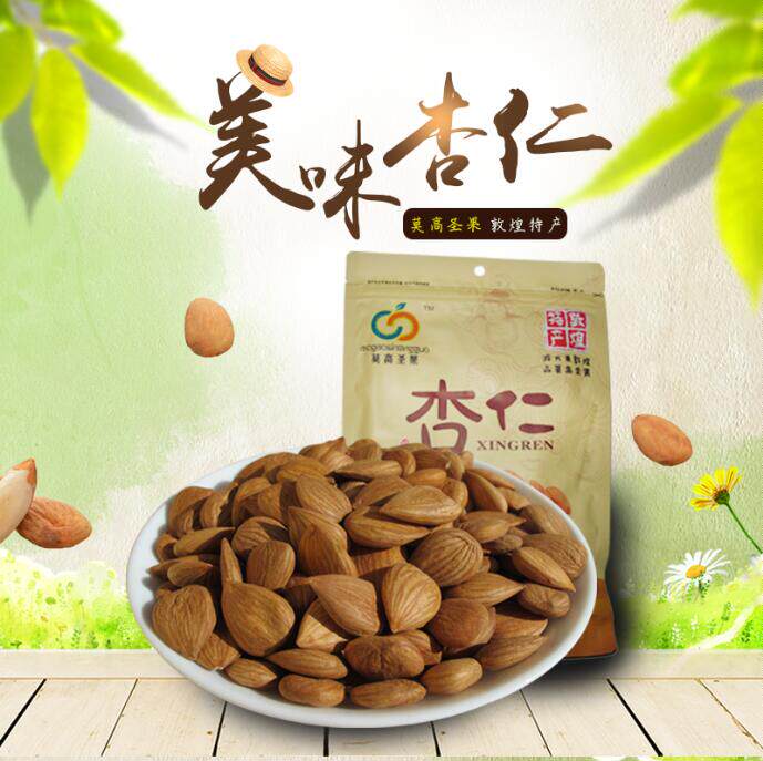 敦煌特产莫高圣果李广杏仁无添加正宗果干300g