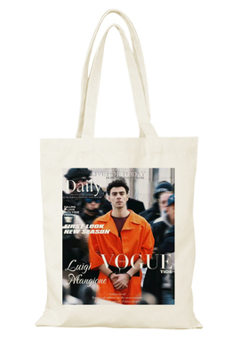 Luigi Mangione橙色超人照片美国宾大路易吉曼吉奥内帆布包帆布袋