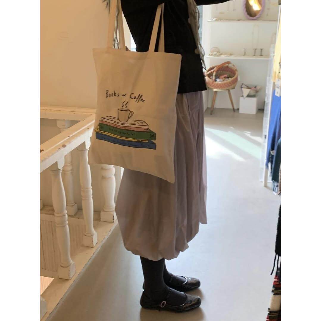 法国巴黎ofr书店周边帆布包Ecobag薄款单肩环保袋小众设计帆布袋