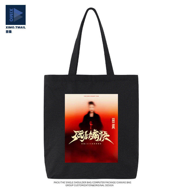 田震玩个痛快演唱会周边帆布包男女青少年粉丝应援百搭手提单肩包,箱包皮具/热销女包/男包,时尚帆布包,淘宝优惠券,粉丝福利购,淘宝优惠卷