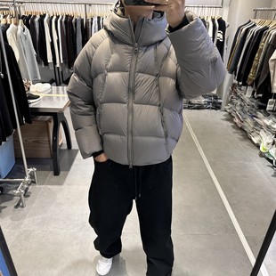 300g高充绒泡芙感连帽羽绒服男JNV冬季 加厚保暖90白鸭绒面包服潮