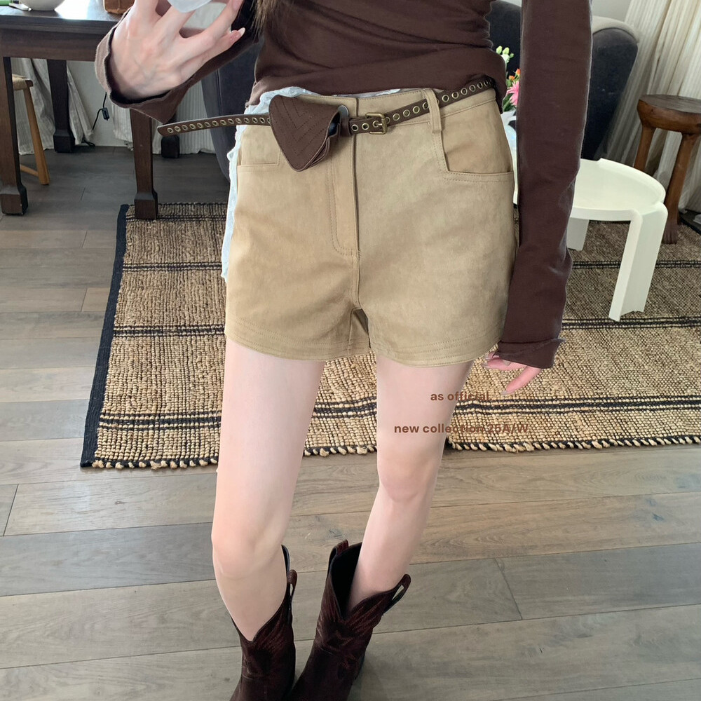 ASOFFICIAL休闲百搭短裤女