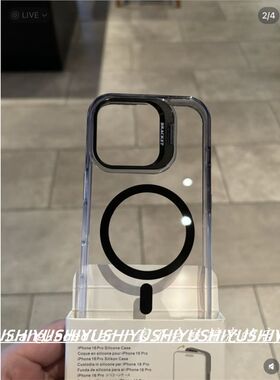 新款透明双色磁吸适用苹果17promax手机壳高级感iphone16151413ai