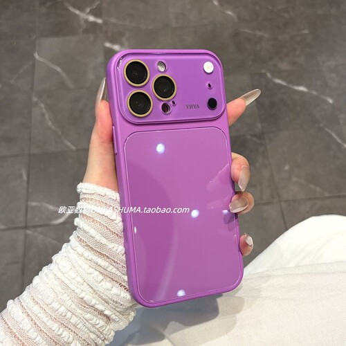 新款高颜值秒变玻璃壳适用iPhone17pro苹果16手机壳15promax个性
