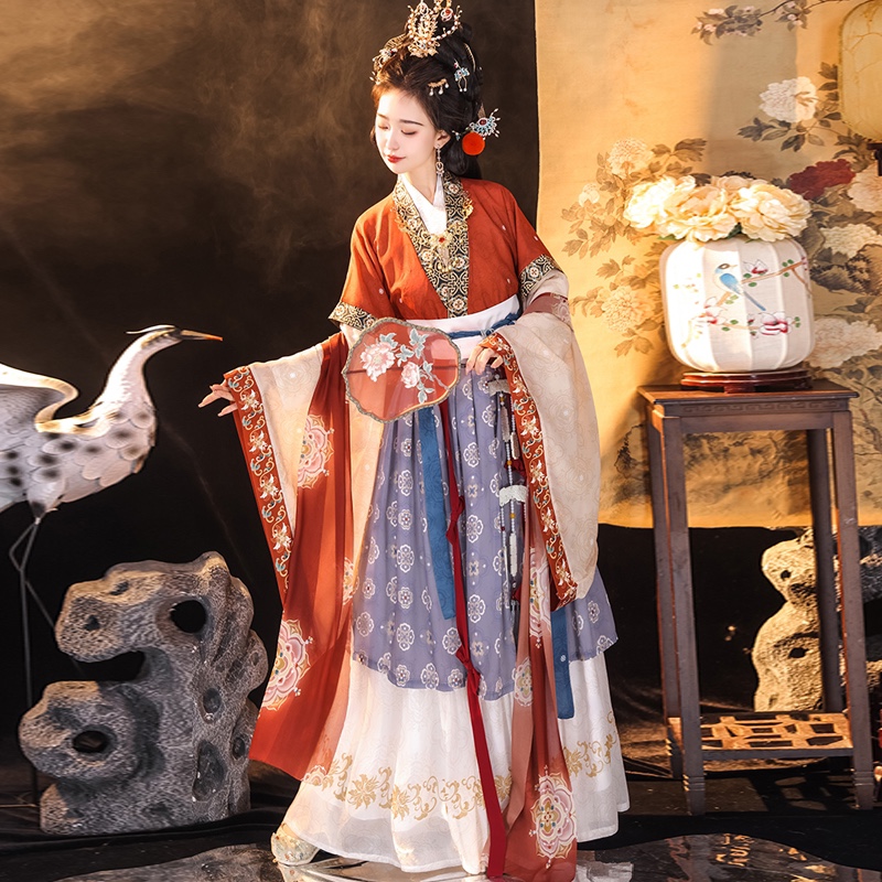 神仙图复原大码汉服女胖mm200斤