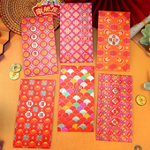 马年过新年创意利是袋时尚 60个文创国风港式 烫金红包个性 春节压岁