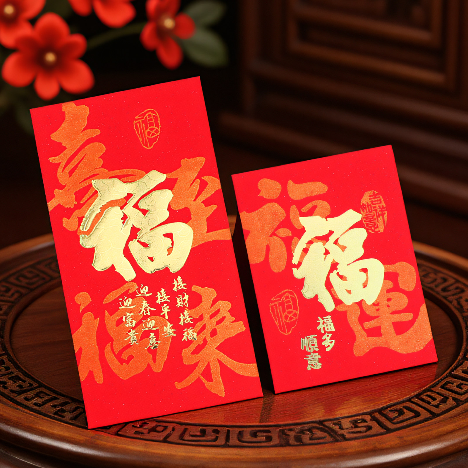 新款高档接财纳福红包袋创意过年福字大吉大利新年万事如意压岁包,节庆用品/礼品,红包/利是封,淘宝优惠券,粉丝福利购,淘宝优惠卷