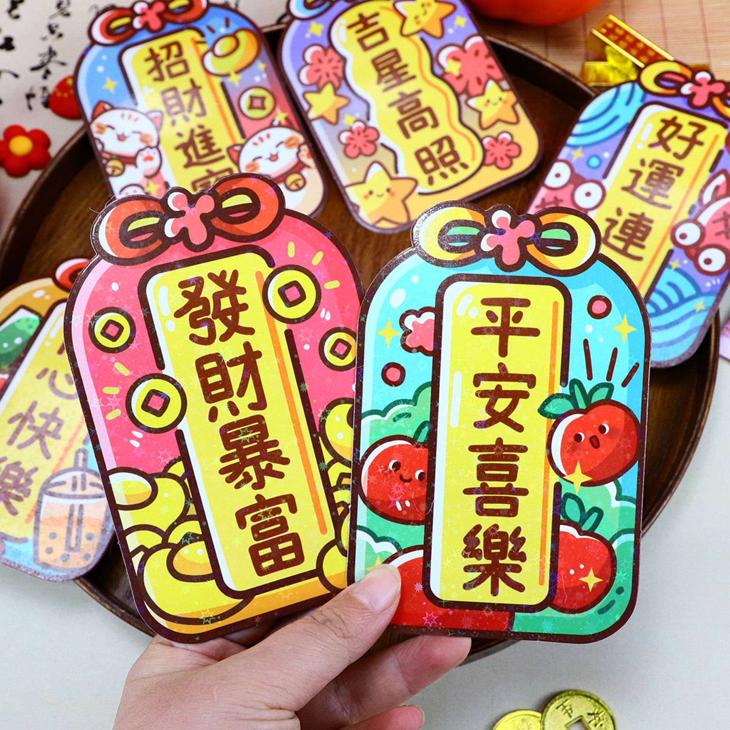 抖音同款网红可爱卡通福袋小号红包过年压岁儿童新年利是封小迷你
