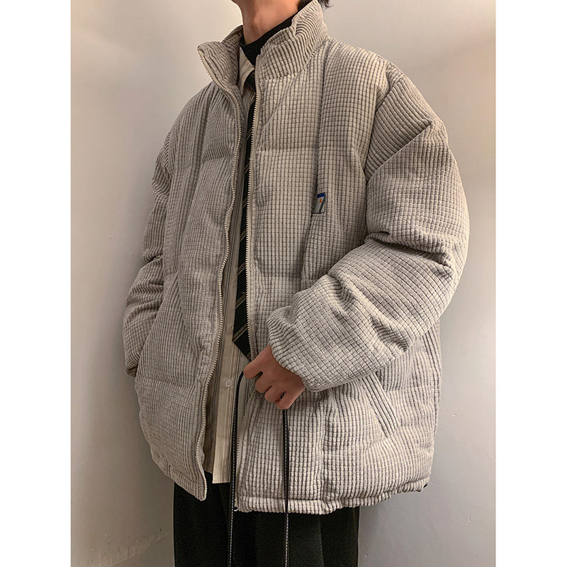 1009-MF51-P120-限价158*灯芯绒棉衣男冬季加厚棉袄日系宽松棉服图片