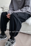 束脚工装裤男港风宽松小脚休闲九分裤子*1009-KK2102-P50-限价68，男装休闲裤，四季星座1009