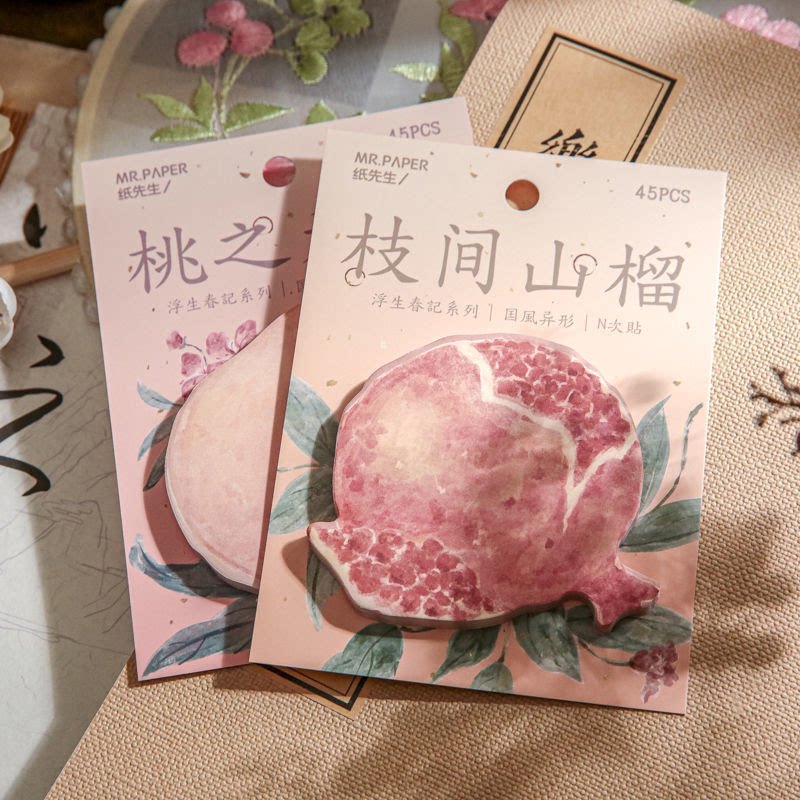 纸先生浮生春记系列背卡N次贴