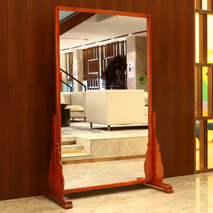 定制实木仪容镜军容镜警容镜队容镜单位风纪镜学校公司大厅落地镜