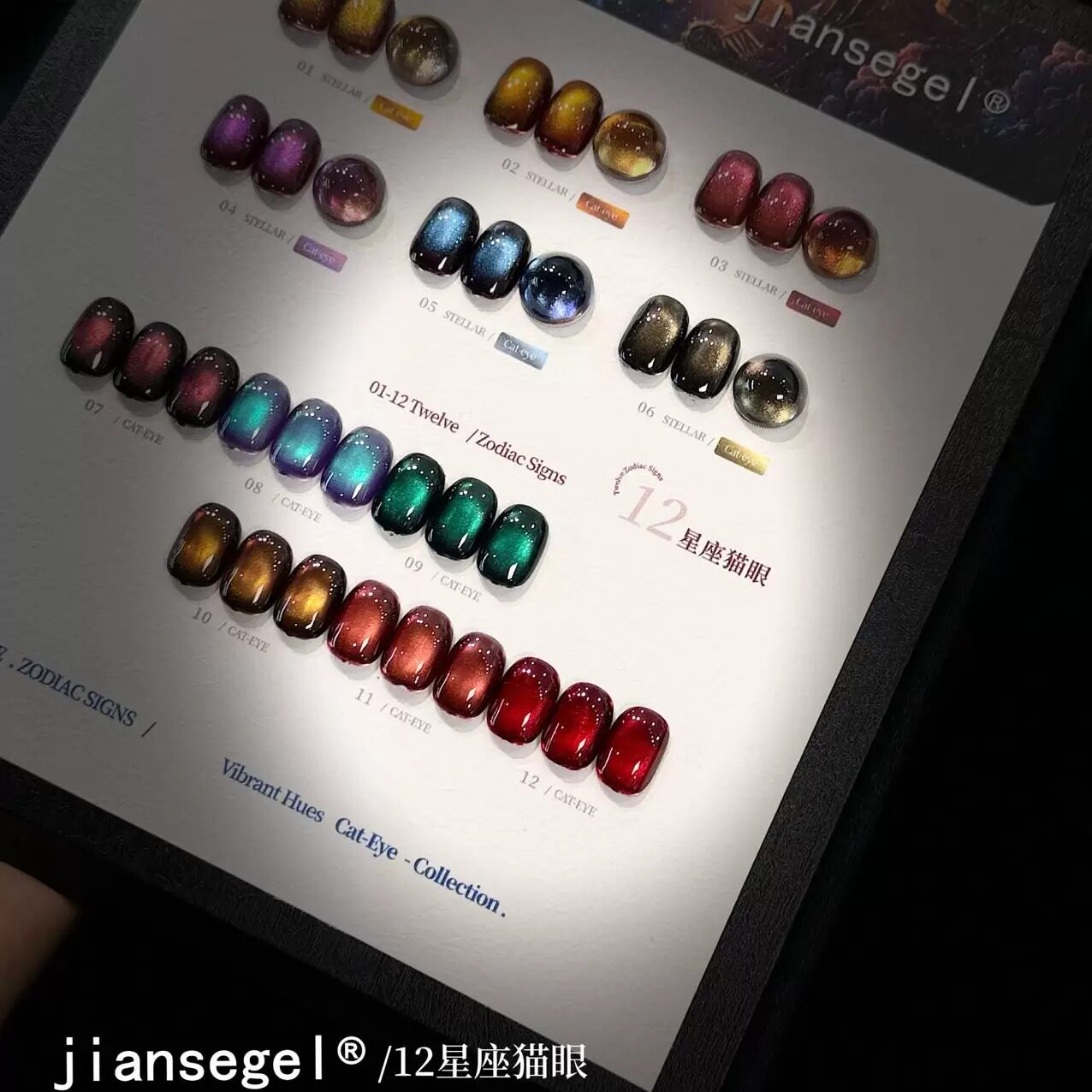 JIANSEGEL十二星座甲油胶套装