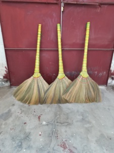 扫把单个手工扫把植物芒草笤帚扫帚无静电室内地板阳台扫地大扫把