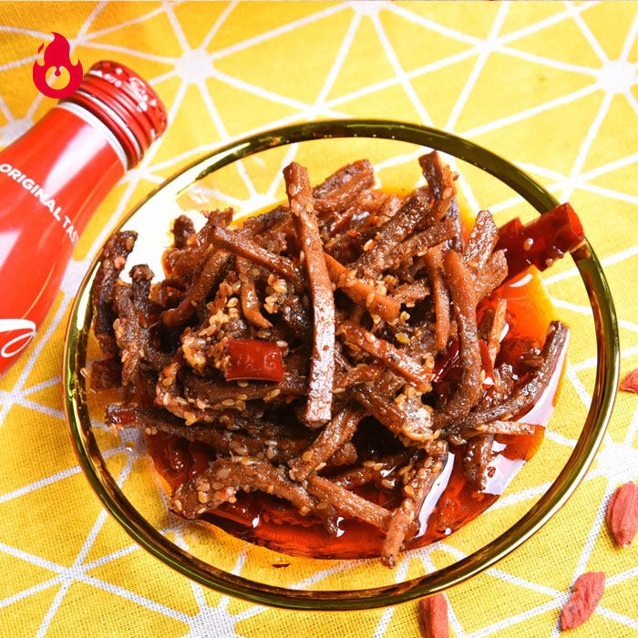 冷吃冒火牛肉160g自贡冷吃牛肉干麻辣牛肉丝香辣牛肉