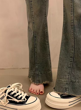 包头拖鞋女夏外穿2023新款帆布鞋子无后跟百搭懒人半拖厚底ins潮