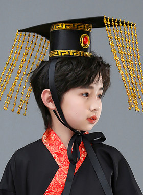 羽毛扇子诸葛亮服装道具鹅毛扇工艺扇汉朝汉代皇帝帽子大汉天子帽