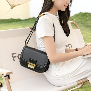 真皮豆腐包box翻盖复古小方包2025年新款 包包高级感单肩斜挎女包