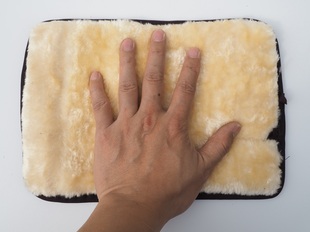 高档羊毛抛光上光手套多功能鞋擦擦鞋布清洁增亮鞋擦