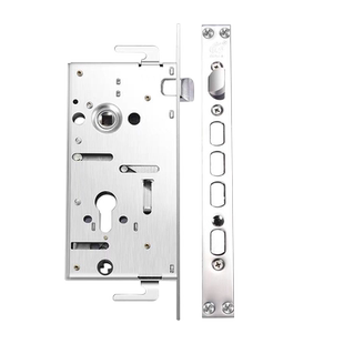 万嘉永和嘉泰锌合金防盗门拉手 红古铜把手双门单门大门通用门锁