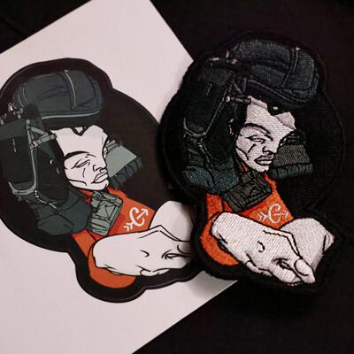 Carryology - Sam Flores X Carryology Backpackhead补丁 背包贴