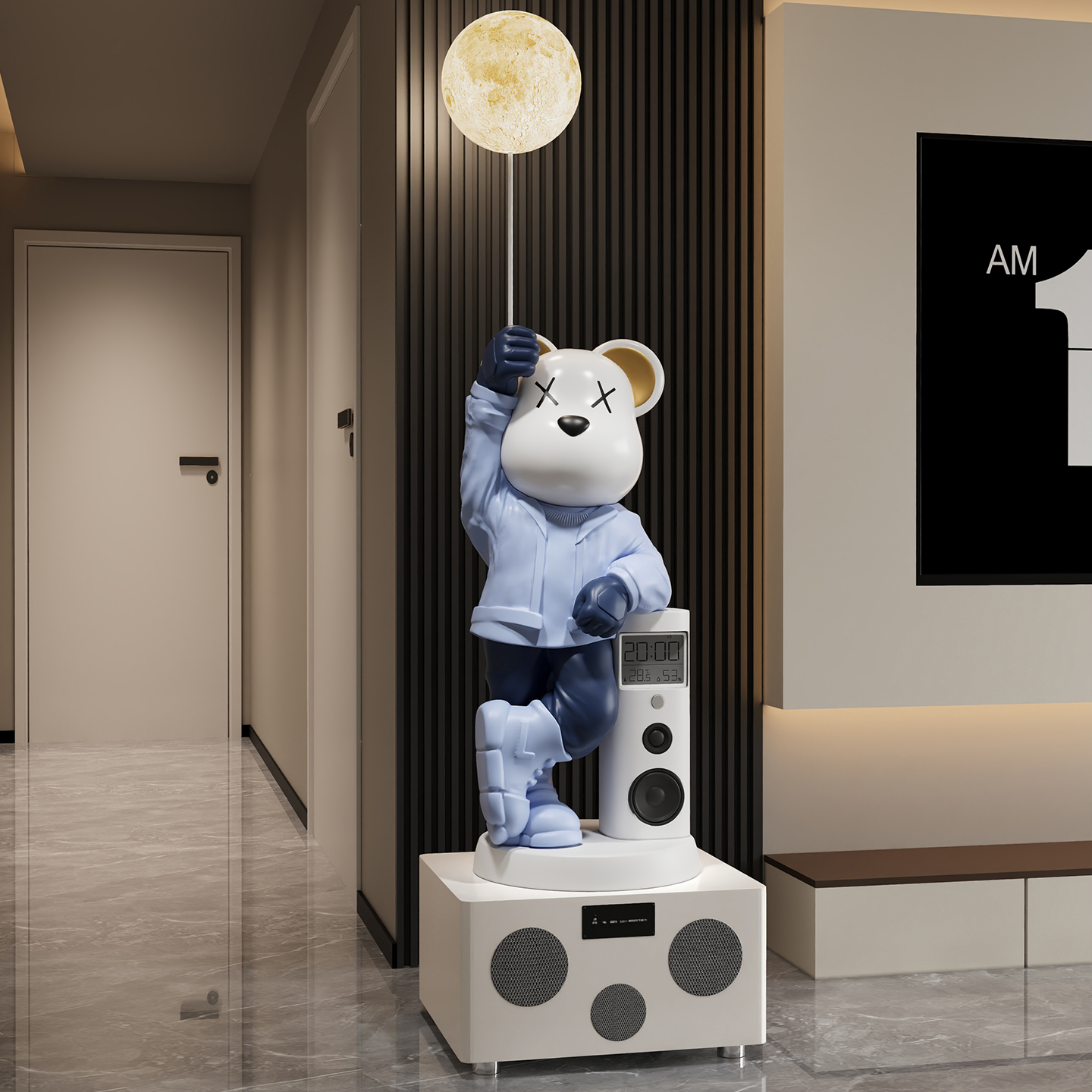 K歌音响暴力熊大号落地摆件