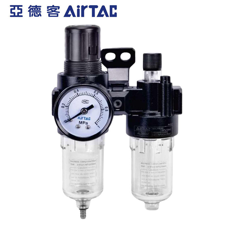 亚德客气动气源二联件AFC2000 BFC200 3000 4000油水分离器过滤器