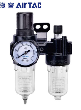 亚德客气动气源二联件AFC2000 BFC200 3000 4000油水分离器过滤器