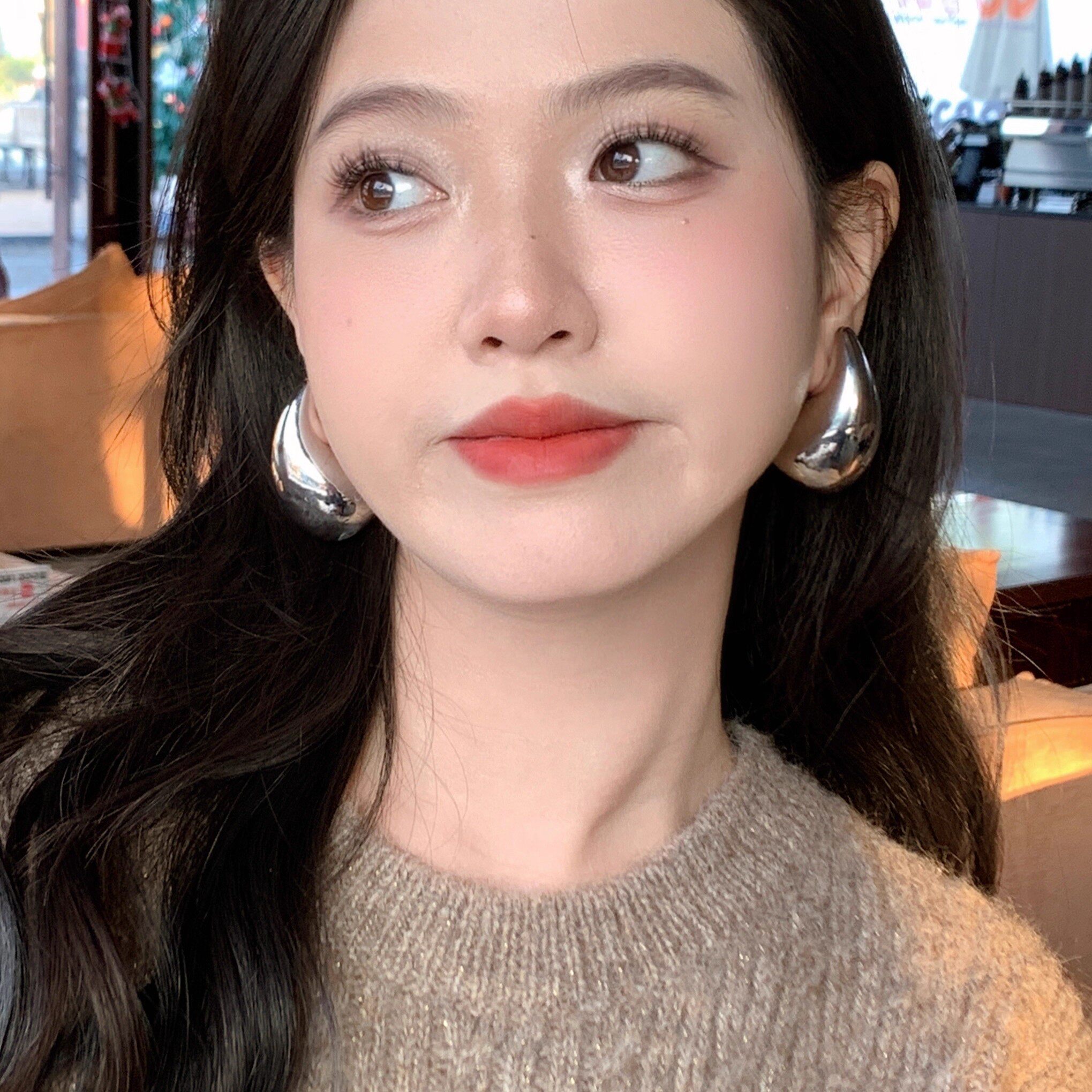 夸张水滴耳环超大冷淡风高级感显脸小设计感耳钉女时髦气质耳饰潮,饰品/流行首饰/时尚饰品新,耳环,淘宝优惠券,粉丝福利购,淘宝优惠卷