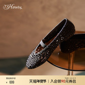 光影之间春季 舒适平底鞋 新款 73hours女鞋 法式 玛丽珍芭蕾鞋 单鞋 女