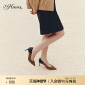 浓郁布朗2025秋季 新款 细跟高跟鞋 73hours女鞋 女日常百搭通勤单鞋