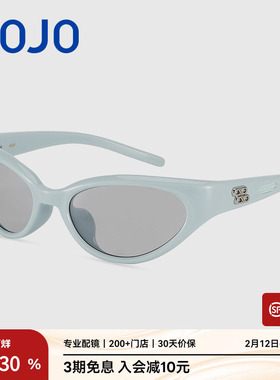 AOJO澳镜时尚窄框墨镜高级感炸街女防紫外线太阳镜AJ108SM222