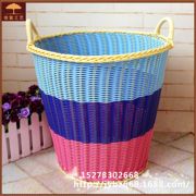 thùng đựng quần áo Giỏ mây giả siêu thị cung cấp nhu yếu phẩm hàng ngày giỏ giặt giỏ lưu trữ nhà sản xuất tùy chỉnh - Trang chủ kệ mỹ phẩm xoay