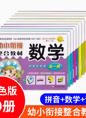 彩色版套装10册幼小衔接整合教材