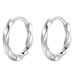 S999纯银耳环女生银耳钉2025新款爆款耳骨环男养耳洞耳圈百搭耳饰