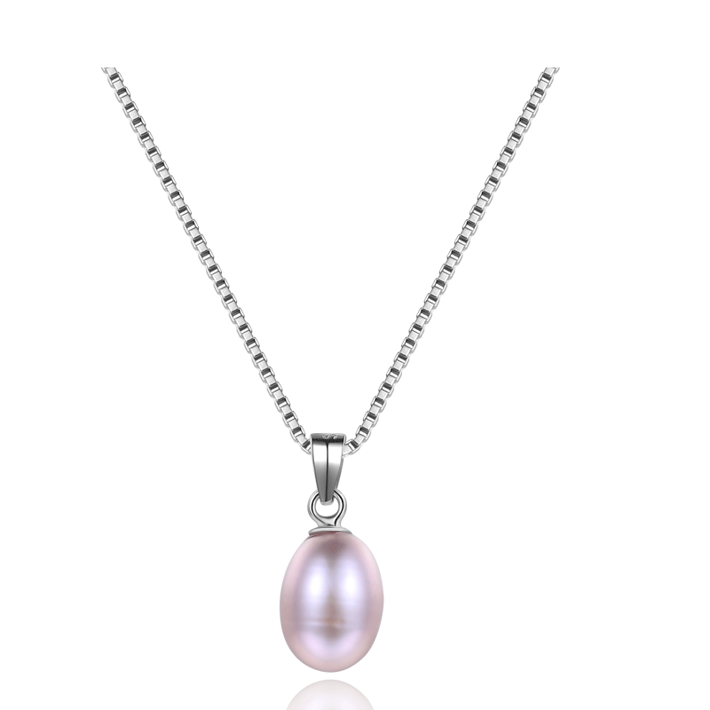 淡水珍珠项链女925的森系吊坠