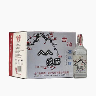 金台顺台湾高粱酒淡丽窖藏浓香型固态法白酒42度580mlx12瓶整箱装
