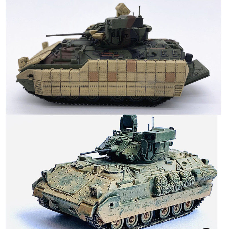 威龙1/72美国m2a3布雷德利步兵战车 尘土旧化版/附爆炸反应装甲