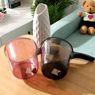 摔不破水瓢特厚塑料家用创意厨房透明水舀子长柄加厚儿童洗头水勺