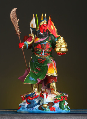 九龙关公佛像树脂供奉