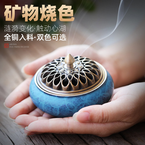 青沉大明铜香炉宣德炉